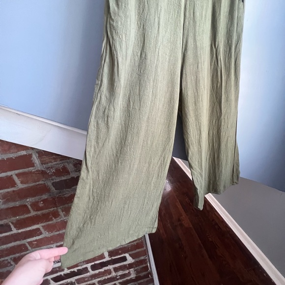 Army green culottes, super comfy for a day of running errands! - Picture 6 of 6